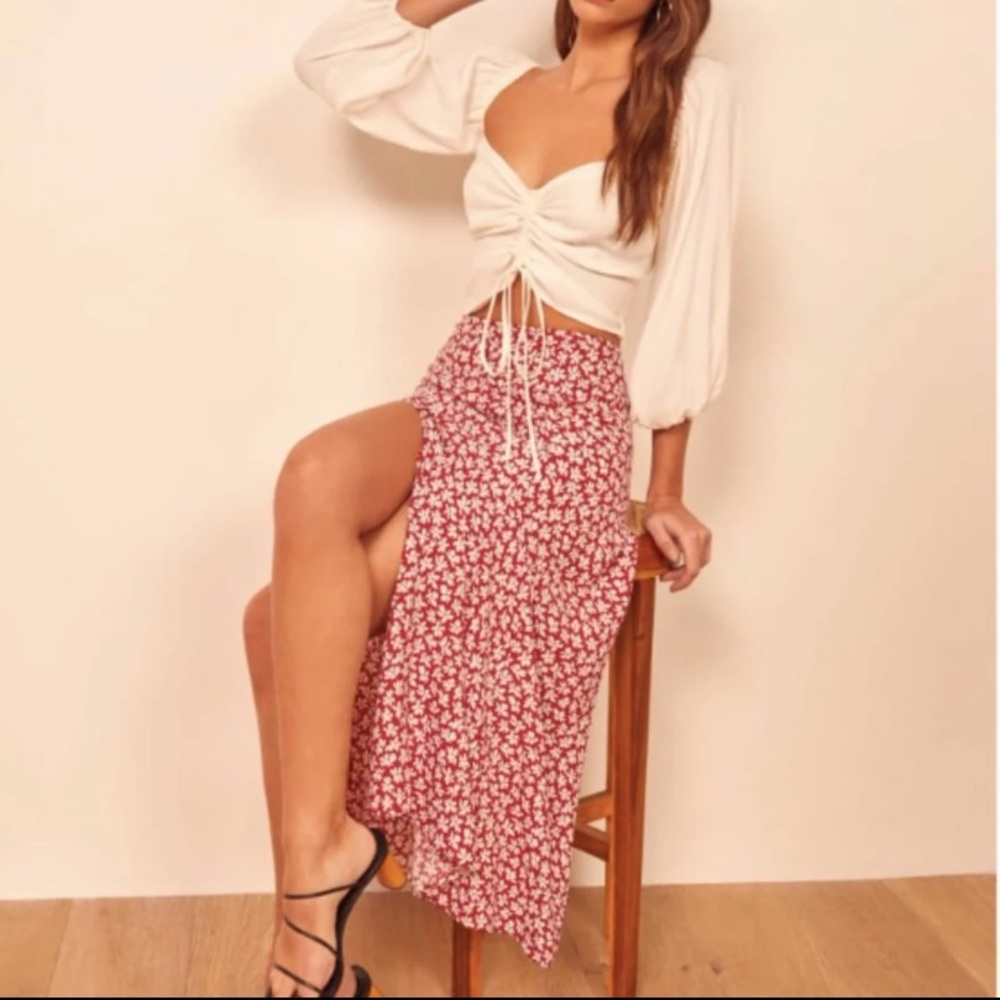Reformation Zoe Skirt Grenadine - Petite